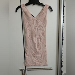 New Pink Bebe Mini Dress Size Small Perfect Condition